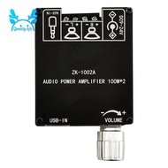 ZK-1002A 5.1 Bluetooth Power Amplifier Board 100W Channel Amplifier Board with Short Circuit Protection for Sound Box