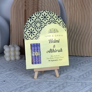 PLAT HANTARAN MAS KAHWIN IJAB QABUL - KLASIK MIRROR DESIGN