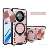 Vỏ cho Honor x9b x9a 5g 2024 5g trường hợp có nam châm chống sốc chủ xe Vòng bìa cho honorx9a honorx