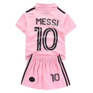 Argentina Messi 10 Jersey for Children and Adults Barcelona Miami International Football Uniform Mes