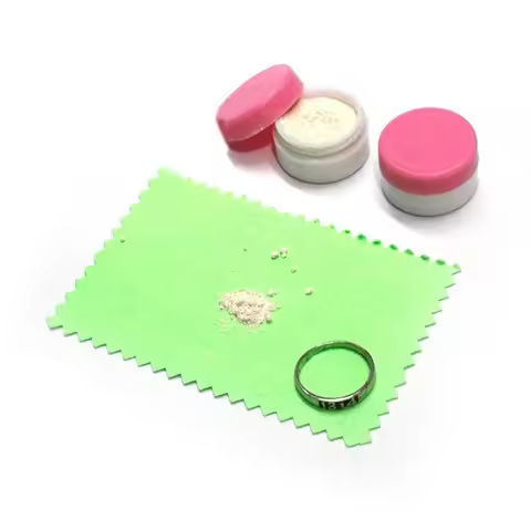 Jewelry Metals Cleaning Polish Powder Buffing Stick Sterling Silver Jewellery Cleaner Cloth Rust Ant