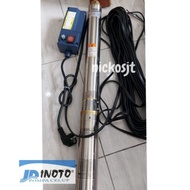 POMPA SUBMERSIBLE SIBLE INOTO 2.5IN 2.5" POMPA CELUP + CONTROL BOX + KABEL POMPA SAWAH 0.25HP 0.33HP