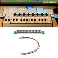 GREAT Music Level Indicator Module, 32-Bit 8 Effects with 4 Pin Flex Cable Sound Level Display Board