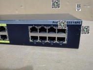 【可開統編】NETGEAR網件 JGS516PE 交換機 帶POE供電 支持網管 功能完好  實物圖