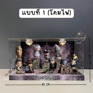 กล่องอะคริลิค กล่องใส่โมเดล  มีไฟ Hirono V5 Reshape พร้อมอุปกรณ์และฉาก