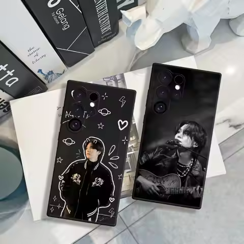 Yoongi suga Phone Case For Samsung Galaxy S24 23 21 S25 Ultra Plus S24 22Plus A15 25 35 A54 A55 M15 