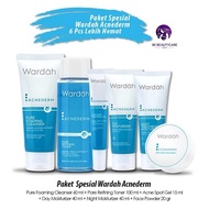 Terbaru Paket Lengkap Skincare Wardah Acnederm 6 pcs - 6 in 1