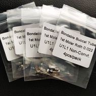 4pcs/pack Bondable buccal tube 1st molar roth 0.022 u1l1
