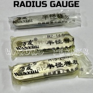 RADIUS GAUGE - MAL RADIUS - BOLT GAP MEASURING TOOL R 1 - 6.5 mm / R 7 - 14.5 mm / R 15 - 25 mm