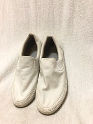27cm 無印良品 小白鞋 男女可 平底 無印 品牌 休閒鞋 鞋 👟 百搭 白色 帆布 舒適 簡約 僅一雙 ｛ 好好貨 👌 ｝ #浪浪