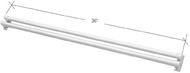 C.R. LAURENCE K5167 CRL White Storm and Screen Door Push Bar
