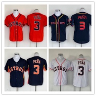 Fast ShippingHouston Astros Houston Astros Houston Astros Men's 3 #Pena Baseball Uniform Embroidered
