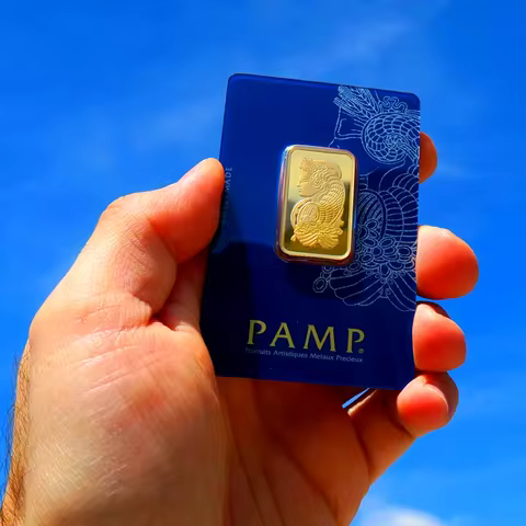 Switzerland 20 gram Gold Bar - PAMP Fine in Sealed Non-magnetic Crafts Ornaments Creative Gifts High
