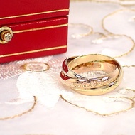 CARTIER  #13(JP Size) ring K18 yellow gold/K18 Pink Gold Women