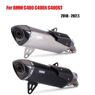 [Promotion] Motorcycle Exhaust Pipe Modification Suitable for BMW C400X C400GT Carbon Fiber Tail Sec
