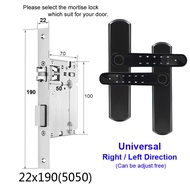 Smart Door Lock Manage By tuya APP For HDB Gate Double Sides Fingerprint Digital Code Lock Easy Installtion