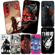 Case For Huawei Y6 Pro 2019 Y6S Y8S Y5 Prime Lite 2018 Phone Cover Japanese Samurai Culture Design