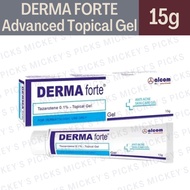 Derma Forte Advanced Topical Gel 15g - Anti-Acne & Anti-Aging with Tazarotene, CoQ10, Collagen