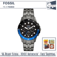 (SG LOCAL) Fossil FS5835 FB-01 Chronograph Stainless Steel Men Watch
