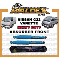 HEAVY DUTY NISSAN C22 VANETTE ABSORBER FRONT OIL ORIGINAL WALDEX SUSPENSION