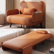 Sofa Bed, Foldable Dual-purpose Small Unit, Internet Famous Balcony, Multifunctional Bed, Single Person Foldable Bed, Lazy Children's Stretchable Bed C4