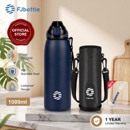 FJbottle Tumbler Tahan Sejuk One-Touch Pop Up Lid With Bag 600/800/1000ml Water Bottle Leakproof