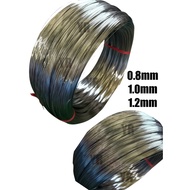 Stainless Steel Spring Wire 0.8mm 1.0mm 1.2mm SS304 Hard Wire Dawai Keras Stainless Steel SS304 Dawa