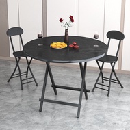 Household Table Dining Table Stall Foldable Round Table Table Small Apartment Table Small Square Por