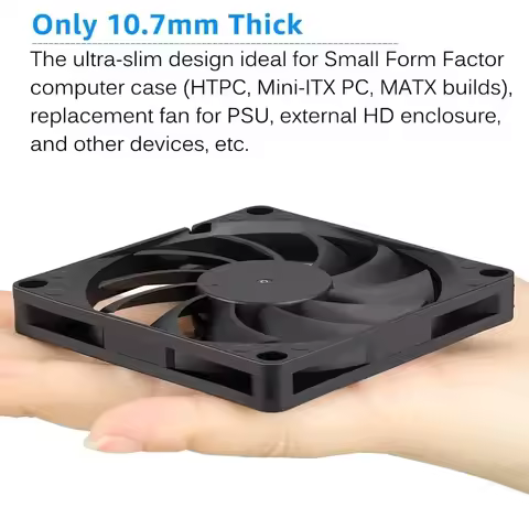 3D Printer Fan 8010 2 Pins 80mm 80x80 X10 Mm Cooling Fan 3D Printer Board Radiator DC 12V 24V 2P XH2