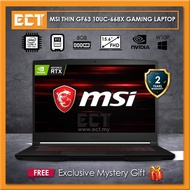 MSI Thin GF63 10UC-668X Gaming Laptop (i7-10750H 5.0GHz,512GB SSD,8GB,RTX3050 MaxQ-4GB D6,15.6" FHD,