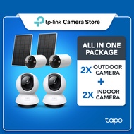 CCTV Bundle Four4 Cameras (2 Indoors C220 + 2 External C410 KIT) Smart Home Safety with Detection AI