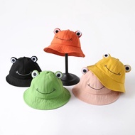topi kids and pantai wanita Fashion frog bucket hat women Summer hat fisherman hat topi lelaki topi 