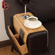 blesiya Couch Cup Holder Couch Cup Holder Tray Wooden Space Saving Hanging Storage Bag Nonslip with 