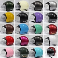 Helm Bogo Arc Polos Kaca Cembung Bening clear Dewasa Pria Dan Wanita