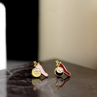 辣椒萊姆 墨西哥 亡靈節 萬聖節 夾式耳環 生日禮物