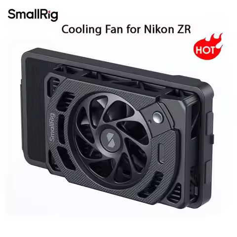 SmallRig ZR Cooling Fan for Nikon ZR with Mounting Bracket for Sony ZV-E10 II / ZV-E10 /A7 IV /A7S I