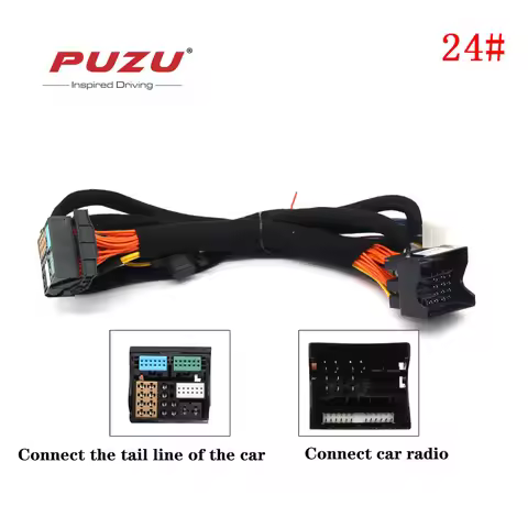 Car DSP Amplifier Wiring Harness For New Skoda /2017 Passat/2015 up Audi A4/Tiguan L/Golf 7/2014 Oct