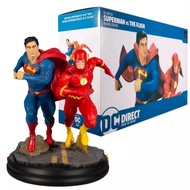 McFarlane Superman and The Flash Double DC Movie Comics Collectible Running Figure Statue