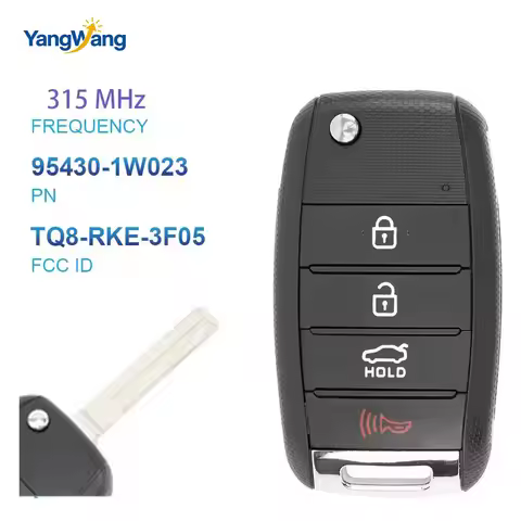 YangWang Remote Car Key TQ8-RKE-3F05(UB14MY) 315MHz OSLOKA- OKA875T 433MHz PN: 95430-A7200 For Kia F