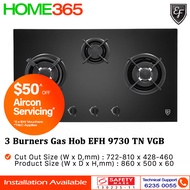 EF 3 Burners Built-In Hob EFH 9730 TN VGB