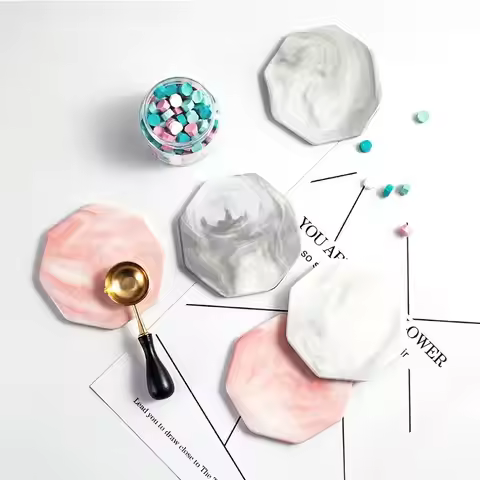 1PCS Marbling Sealing Wax Plate For Wax Seal Stamp Backing Board For Stamp Seal Seal Wax Backing Pla