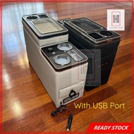 Nissan Serena Estima Noah Universal Center Console Storage USB 3 Wireless Charging
