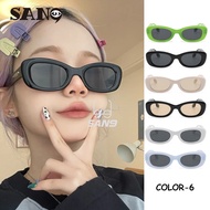 【Ready Stock】COD (San9) Korean Fashion Small Retro Jelly Color Sunglasses Women UV400