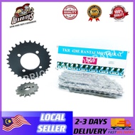 HONDA C70/GBO/EX5/DREAM [TKR] 428E SPROCKET AND CHAIN SET (COMBO SET)