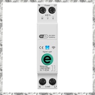 [D E O K]  63A WIFI Smart Switch WIFI Smart  Meter KWh Metering Circuit Breaker KWh Metering Circuit