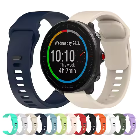 22/20mm Band For POLAR Vantage M2/V2 SHIFT/IGNITE 3 2 Strap Replacement Silicone Bracelet For POLAR 