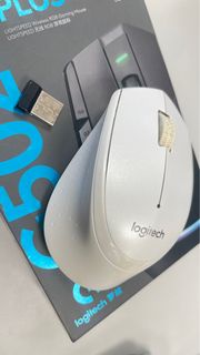 Logitech Silent Plus M330 無線靜音滑鼠 (白色）