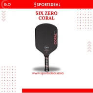 Six Zero Coral 16mm Hybrid Pickleball Paddle