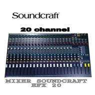 soundcrfat efx 20 mixer audio 20channel