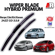Hybrid Wiper for JAZZ GN 35.8 Car 1 Set ( Kiri & Right) Clean Sweep Car Wiper